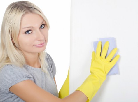 Dust and allergens being removed during mattress cleaning